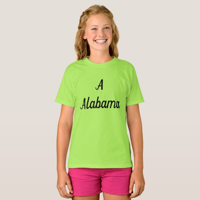 Camiseta Monograma do Alabama (Frente Completa)