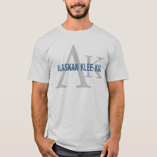 Camiseta Monograma do Alasca da raça de Klee Kai