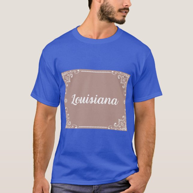 Camiseta Monograma Estilo Boho Rosa Pastel (Frente)