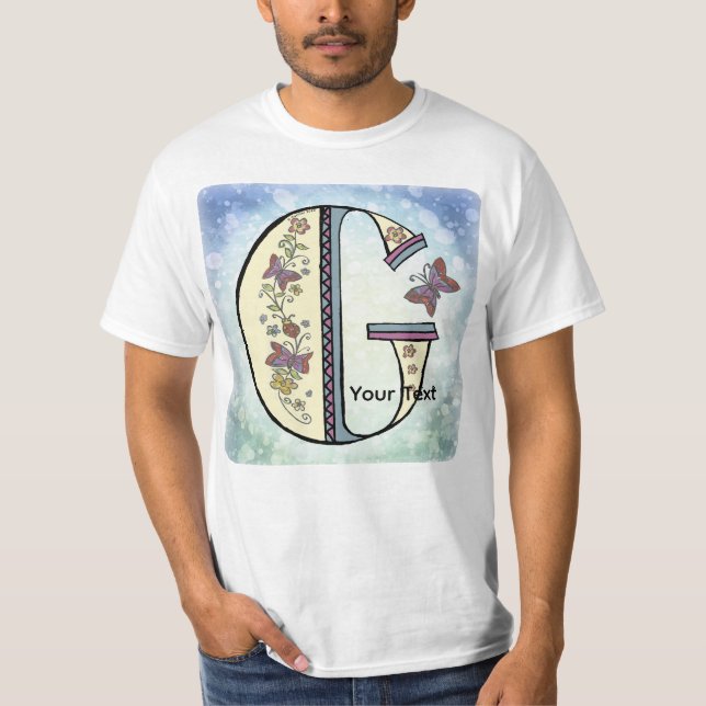 Camiseta Monograma floral G (Frente)