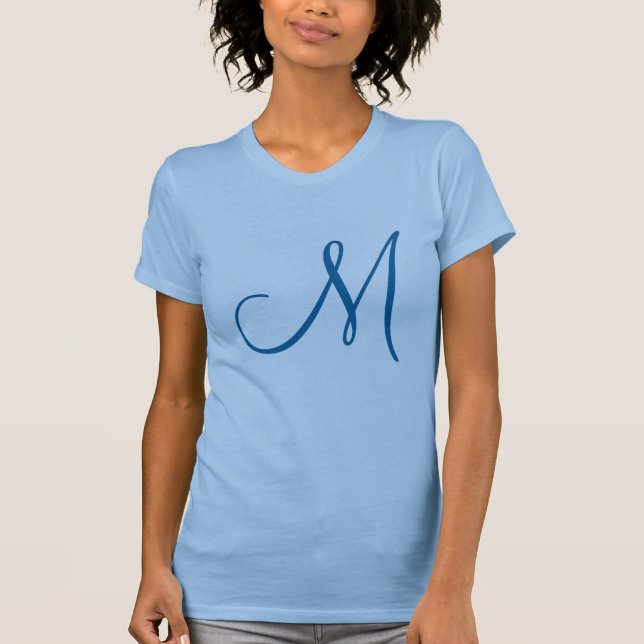 Camiseta Monograma - Letra M (Frente)