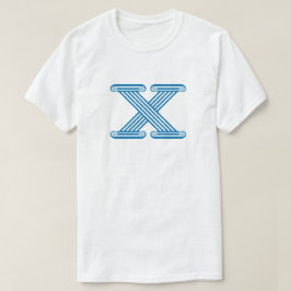 Camiseta Monograma Letra X