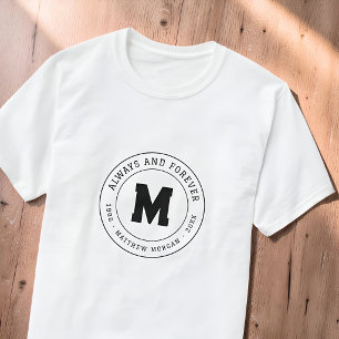 Camiseta Monograma Memorial Sempre e Para Sempre