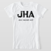 MONOGRAMA MINIMALISTA PRETO DE TRÊS LETRAS NOME BR