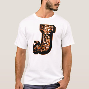 Camiseta Monograma Paisley - J