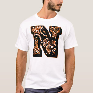 Camiseta Monograma Paisley - N