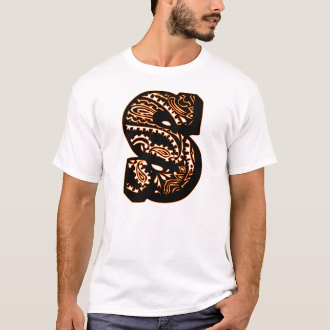 Camiseta Monograma Paisley - S (Frente)