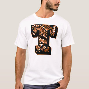 Camiseta Monograma Paisley - T