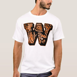Camiseta Monograma Paisley - W