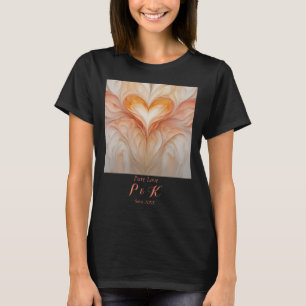 Camiseta Monograma personalizado de "Amor Puro" para Casal