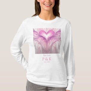 Camiseta Monograma personalizado de "Amor Puro" para Casal