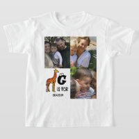 Monograma personalizado G para girafas girafas gir