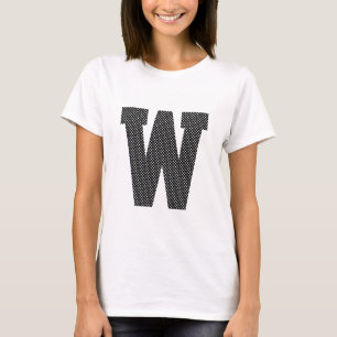Camiseta Monograma preto e branco das bolinhas