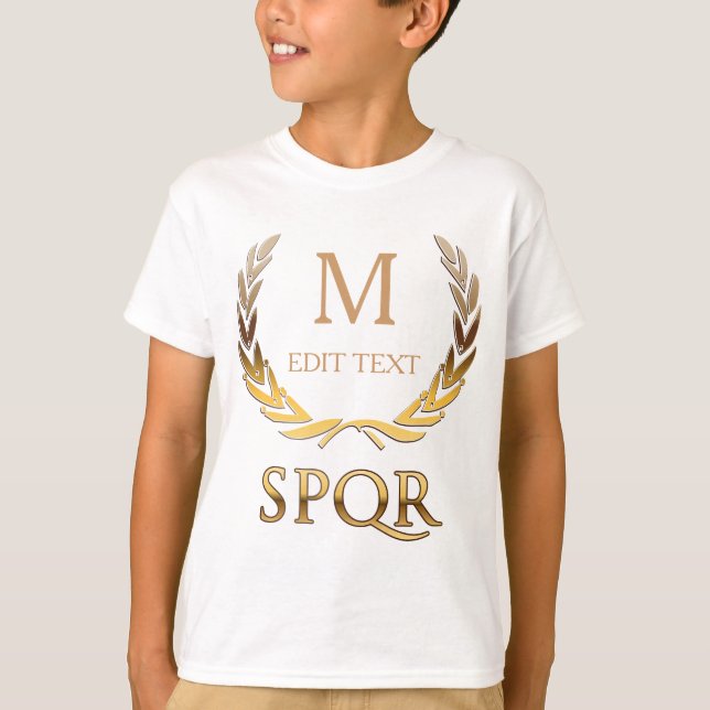Camiseta Monograma romano (Frente)
