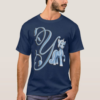 Camiseta Monograma Y Unicorn Personalizado