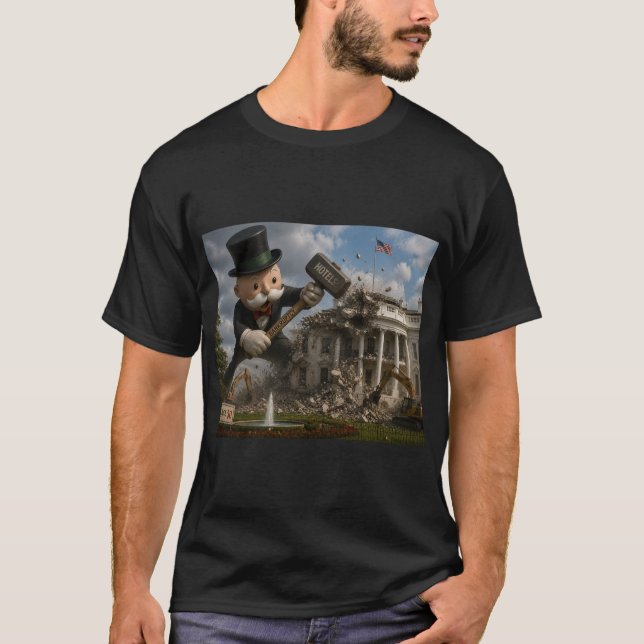 Camiseta Monopólios Destroem a América (Frente)