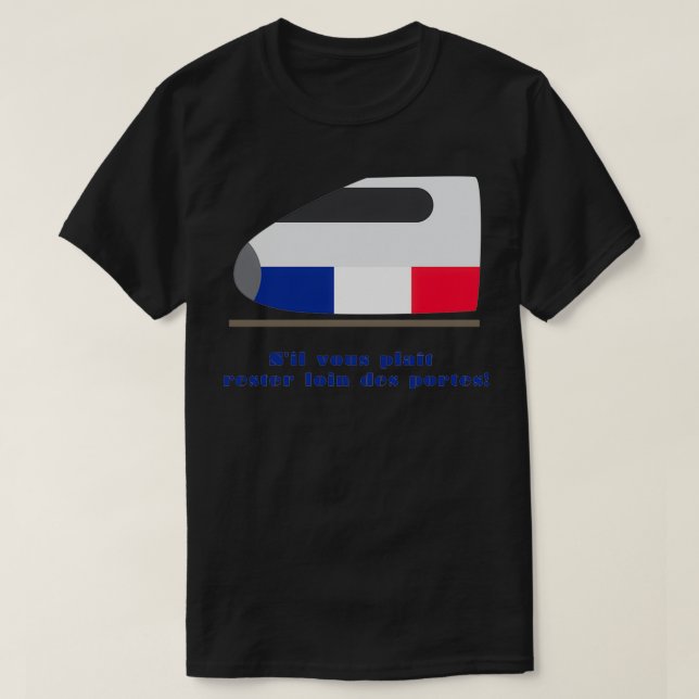 Camiseta Monorail francês (Frente do Design)