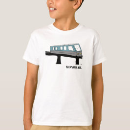 Camiseta Monorail Tee treina crianças tee Natal