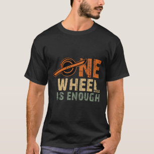 Camiseta Monowheel Um Skate de Rodas Elétricas