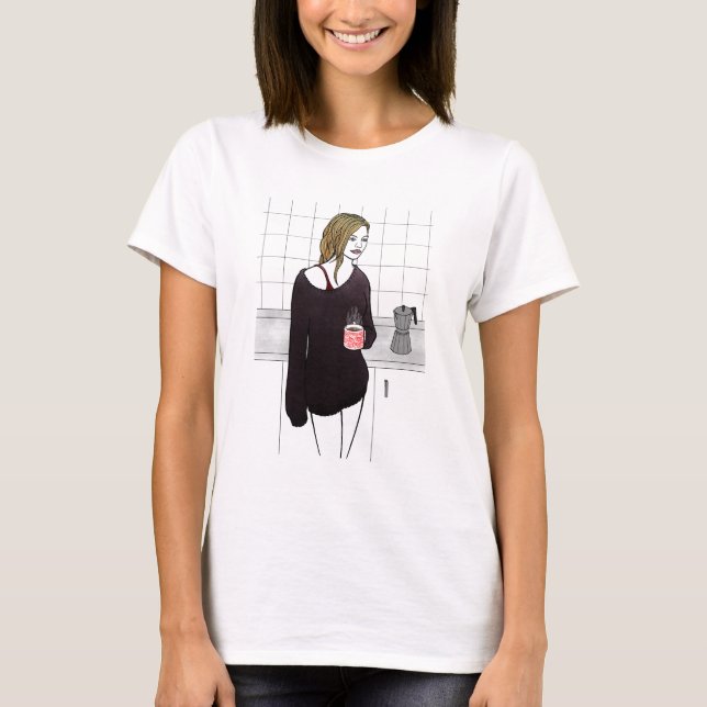 Camiseta monrning_coffee (Frente)