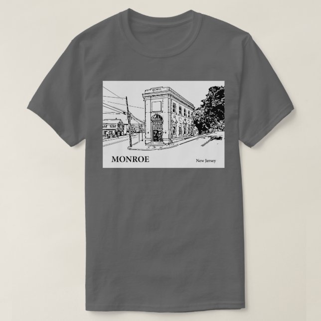 Camiseta Monroe New Jersey 2 (Frente do Design)