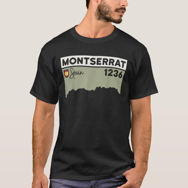 Camiseta Monserrat Height Hike Monastério de Barcelona Espa (Frente)