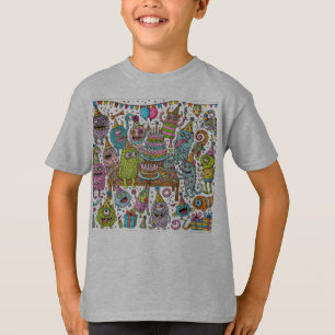 Camiseta Monster Birthday Bash