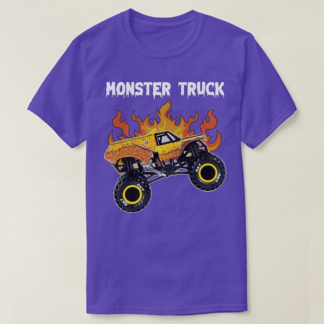 Camiseta Monster caminhão de monstro do terrador amante 2 (Frente do Design)