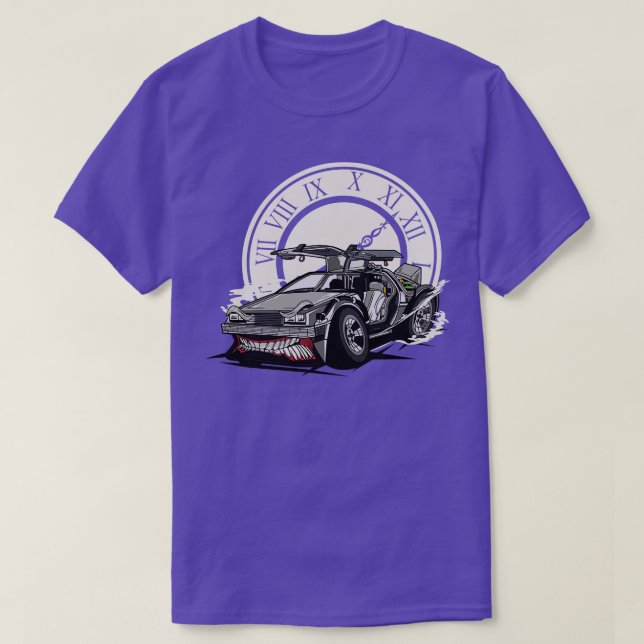 CAMISETA MONSTER CAR TIME MACHINE (Frente do Design)
