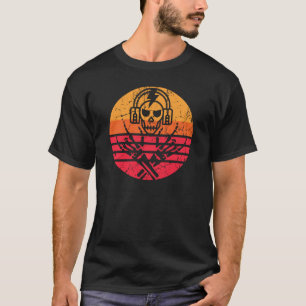 Camiseta Monster Heavy Metal Skull Rock Hand Sign