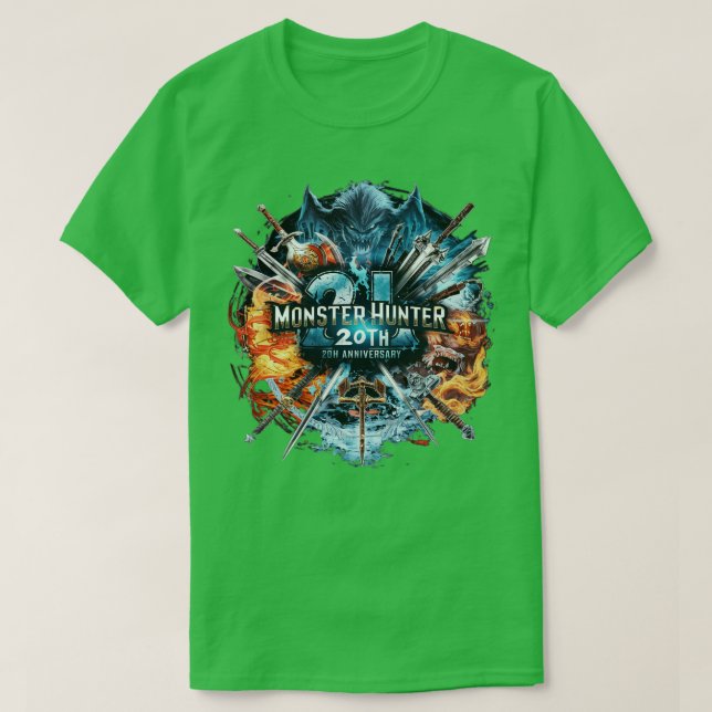 Camiseta Monster Hunter 2 (Frente do Design)