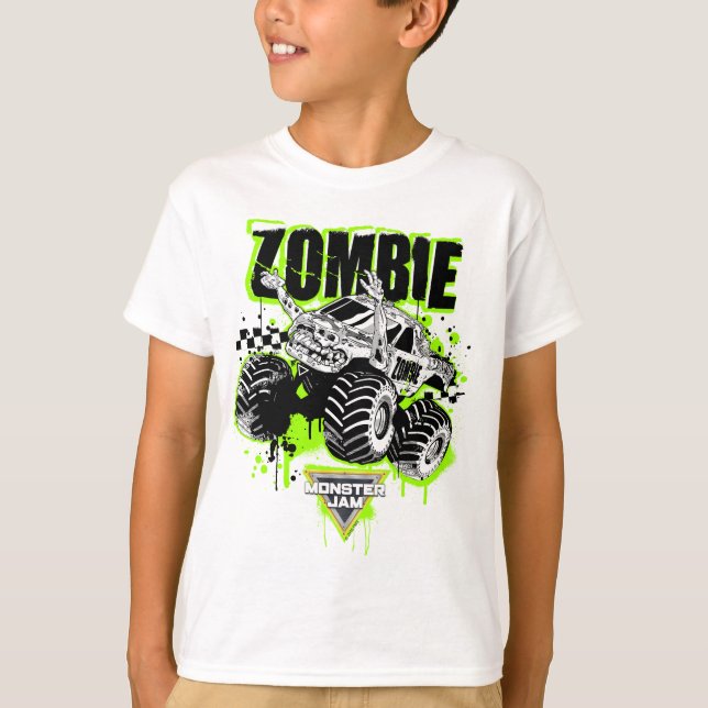 Camiseta Monster Jam Zumbi (Frente)