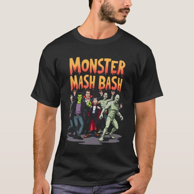 Camiseta Monster Mash Bash Spooky Dance Party (Frente)