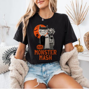 Camiseta Monster Mash Halloween Creatures Spooky Cute