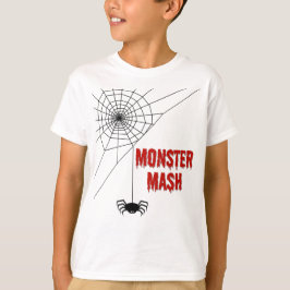Camiseta Monster Mash Halloween Teia de Aranha