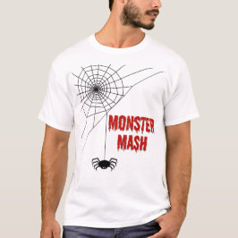 Camiseta Monster Mash Halloween Teia de Aranha