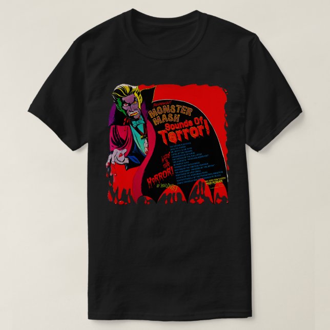 Camiseta MONSTER MASH Sons Do Terror 1974 (Frente do Design)