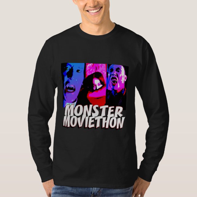 Camiseta Monster Moviethon Vampire Triptych (Frente)