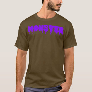 Camiseta Monster Purple Horror Horror Halloween