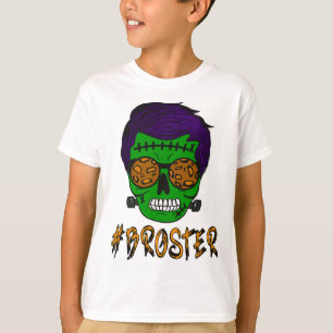 Camiseta Monster Skull Broster Brother Halloween Correspond