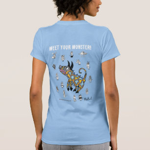 Camiseta Monster Transformation Launch T-shirt feminina