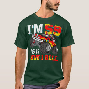 Camiseta Monster Truck 59º aniversariante Birth
