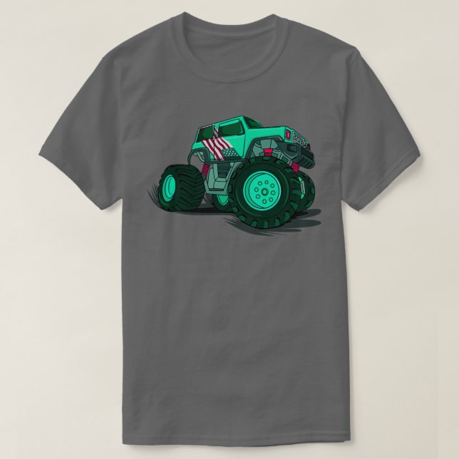 Camiseta Monster Truck Americano (Frente do Design)
