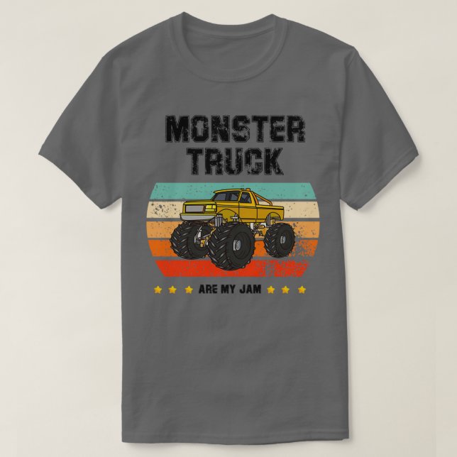 Camiseta Monster Truck Are My Jam 20 (Frente do Design)