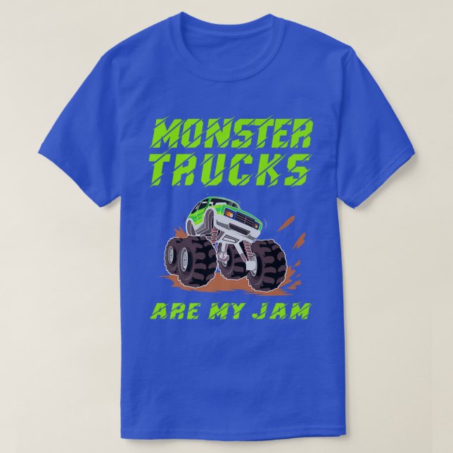 Camiseta Monster Truck Are My Jam Motorsport  (Frente do Design)