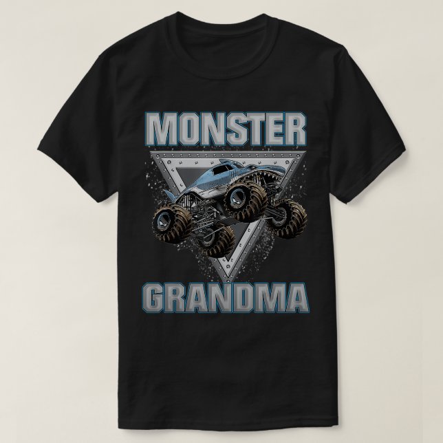 Camiseta Monster Truck Avó (Frente do Design)