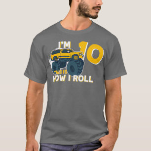 Camiseta Monster Truck Big Tires Ix27m 10 É Assim Que Eu Ro