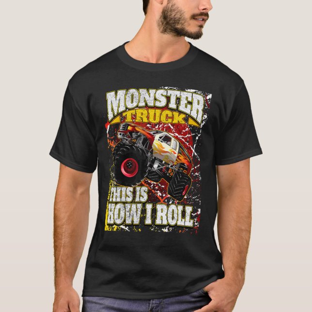 Camiseta Monster Truck By Monstee (Frente)