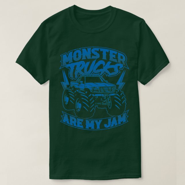 Camiseta Monster Truck Car Lover Shirt Monster Jam Trucks C (Frente do Design)
