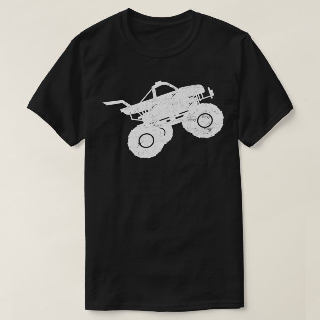 Camiseta Monster Truck Crush 4 (Frente do Design)